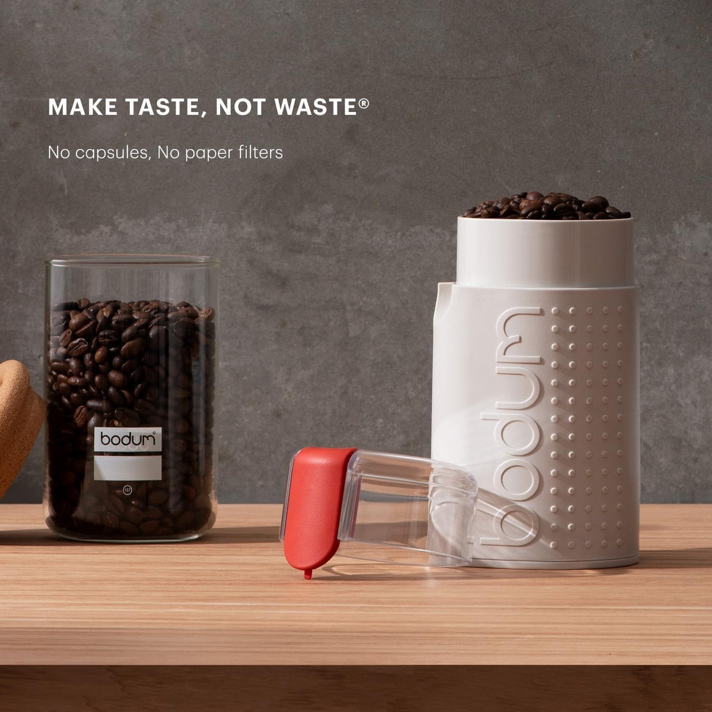 Electric Blade Coffee Grinder, White