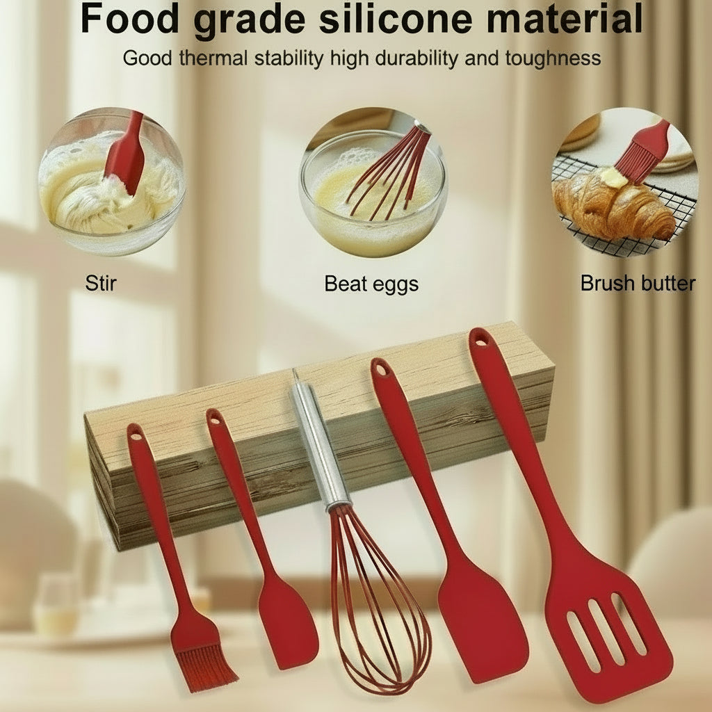 - Kitchen Utensil Set - (RED)