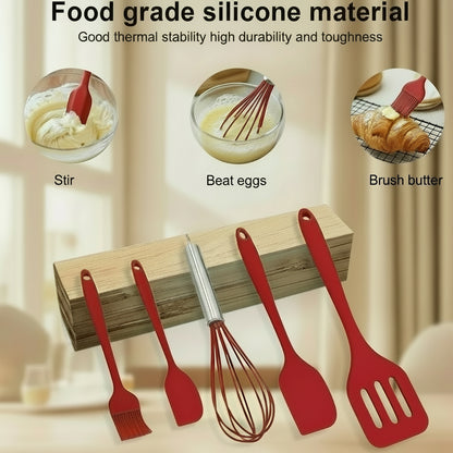 - Kitchen Utensil Set - (RED)